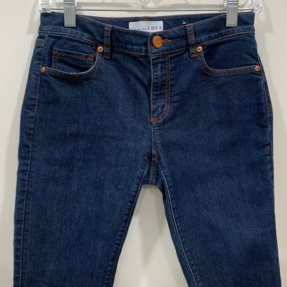Made and Loved Loft women’s Dark Blue Jeans size 2 Waist: 26” - Picture 2 of 7
